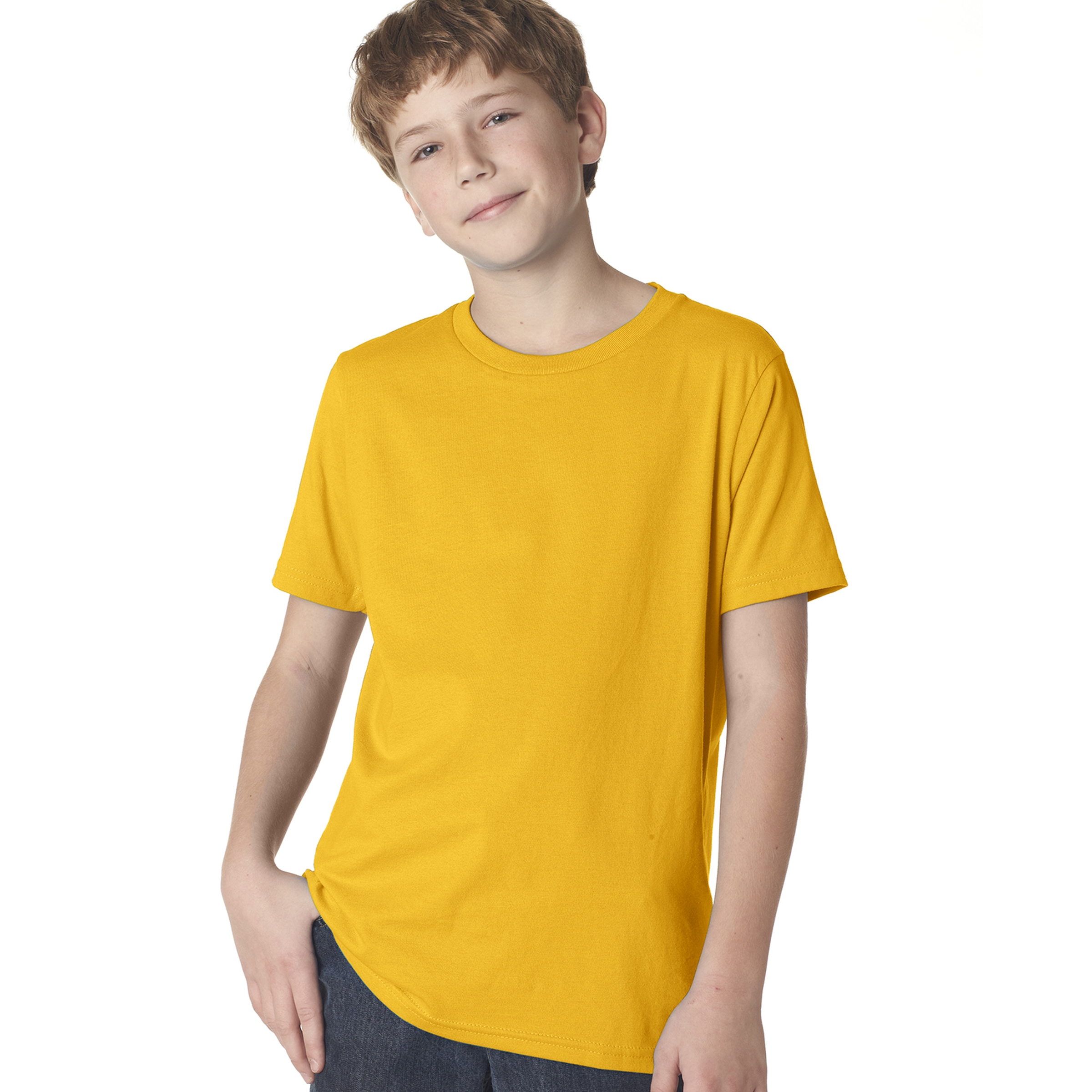 Next Level Youth Boys' Cotton Crew 1