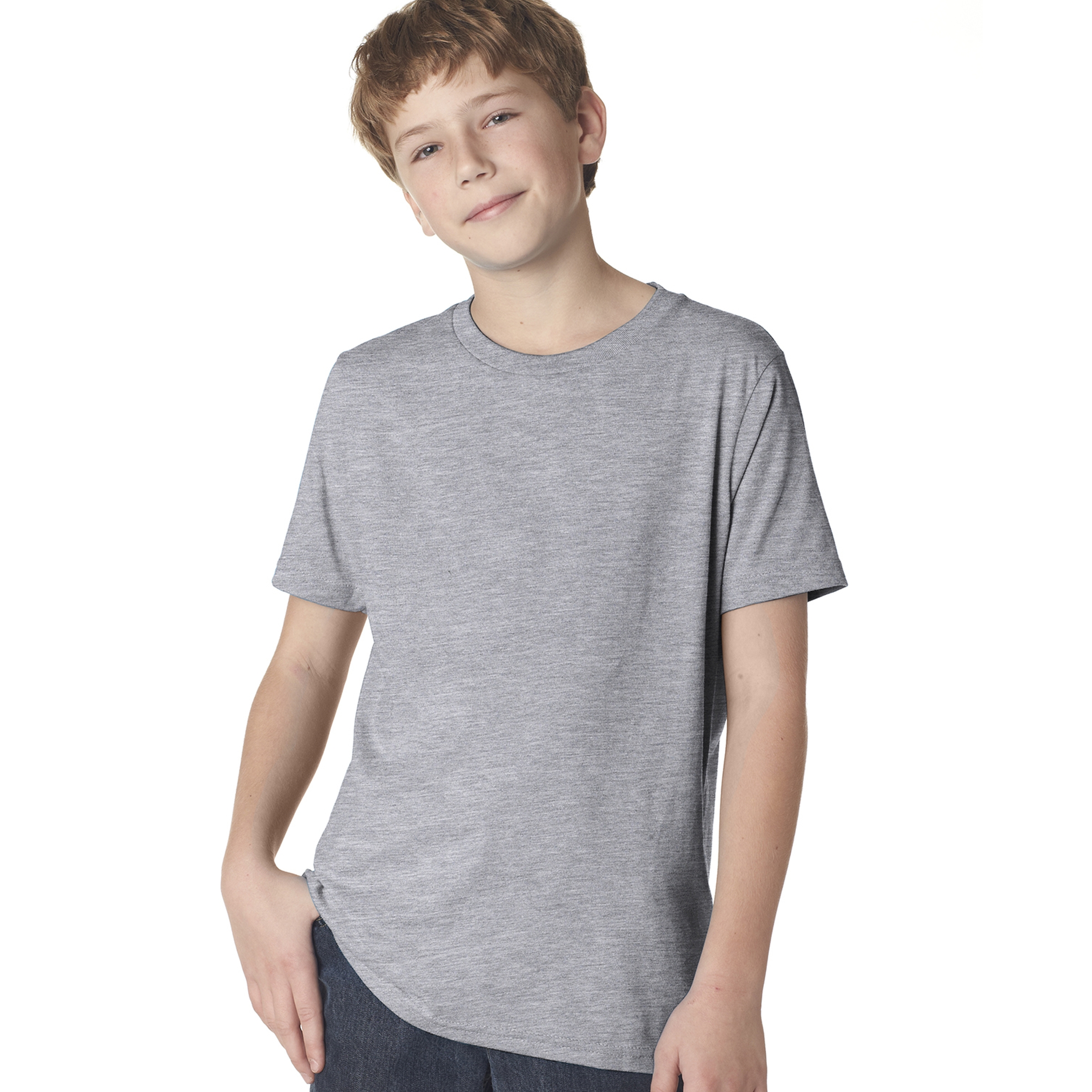 Next Level Youth Boys' Cotton Crew 1