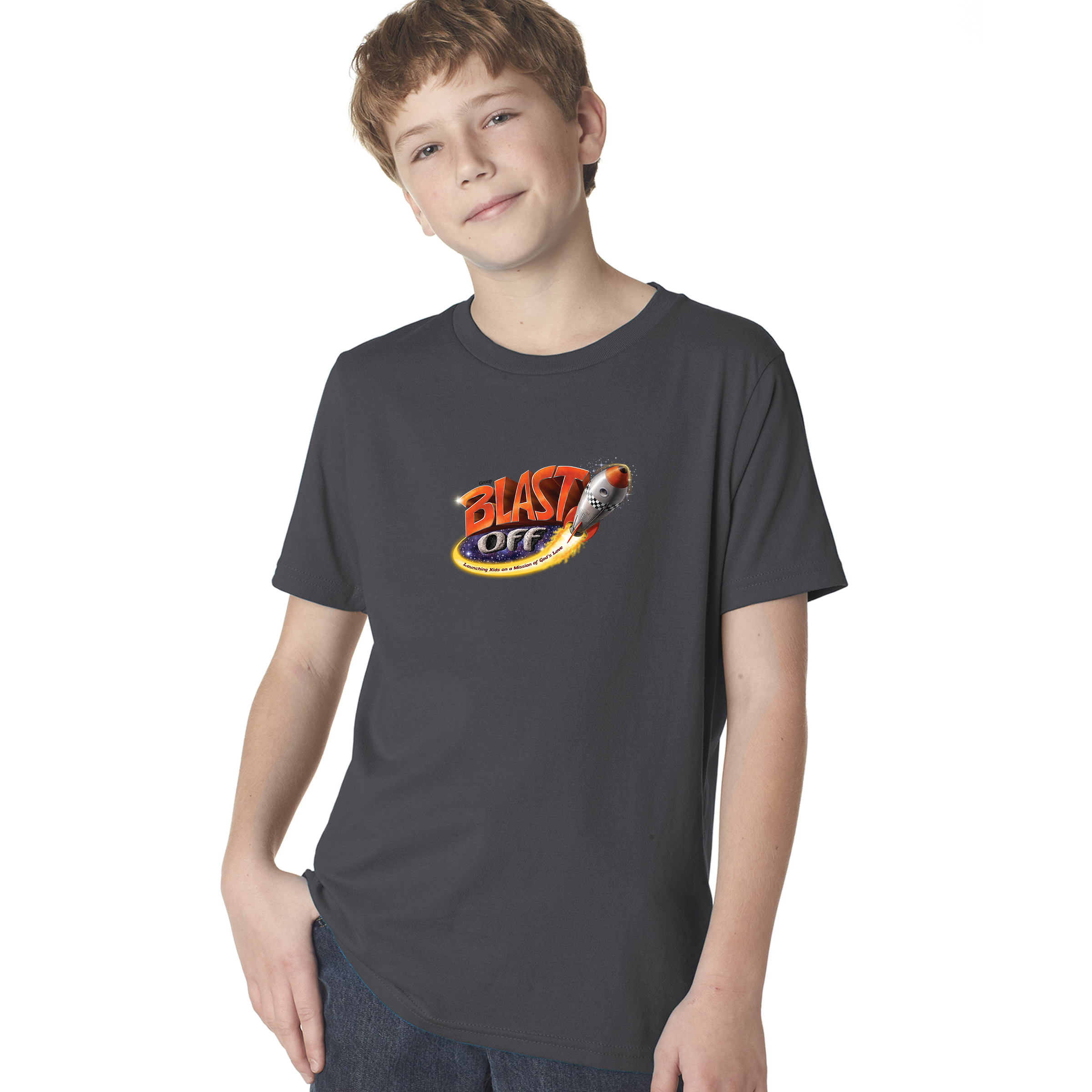 Next Level Youth Boys' Cotton Crew 1