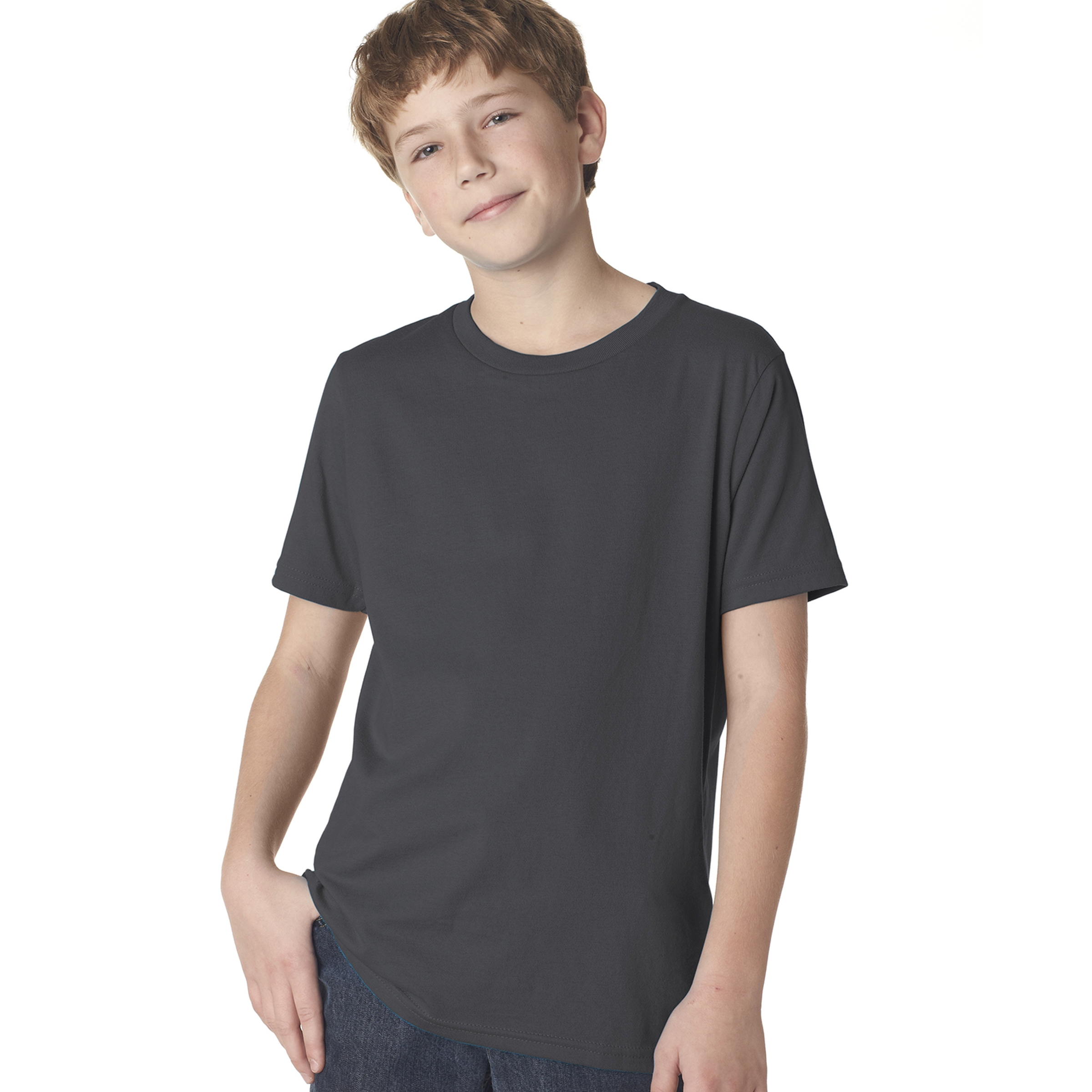 Next Level Youth Boys' Cotton Crew 1