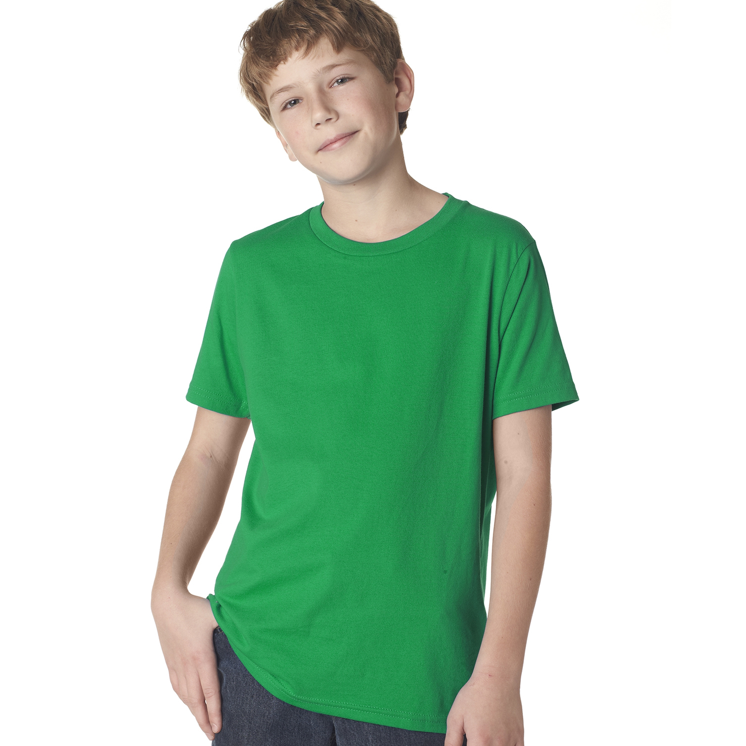 Next Level Youth Boys' Cotton Crew 1