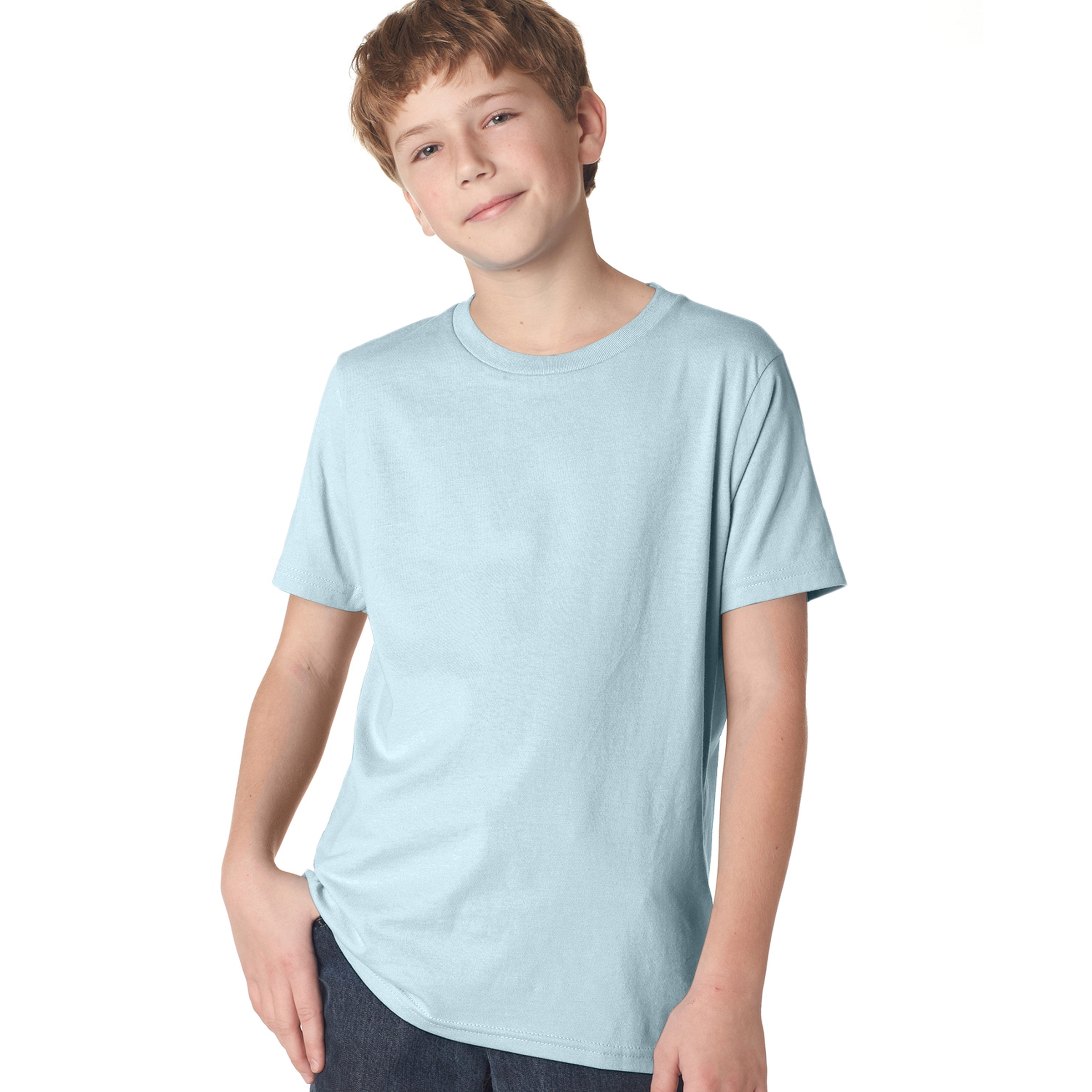 Next Level Youth Boys' Cotton Crew 1