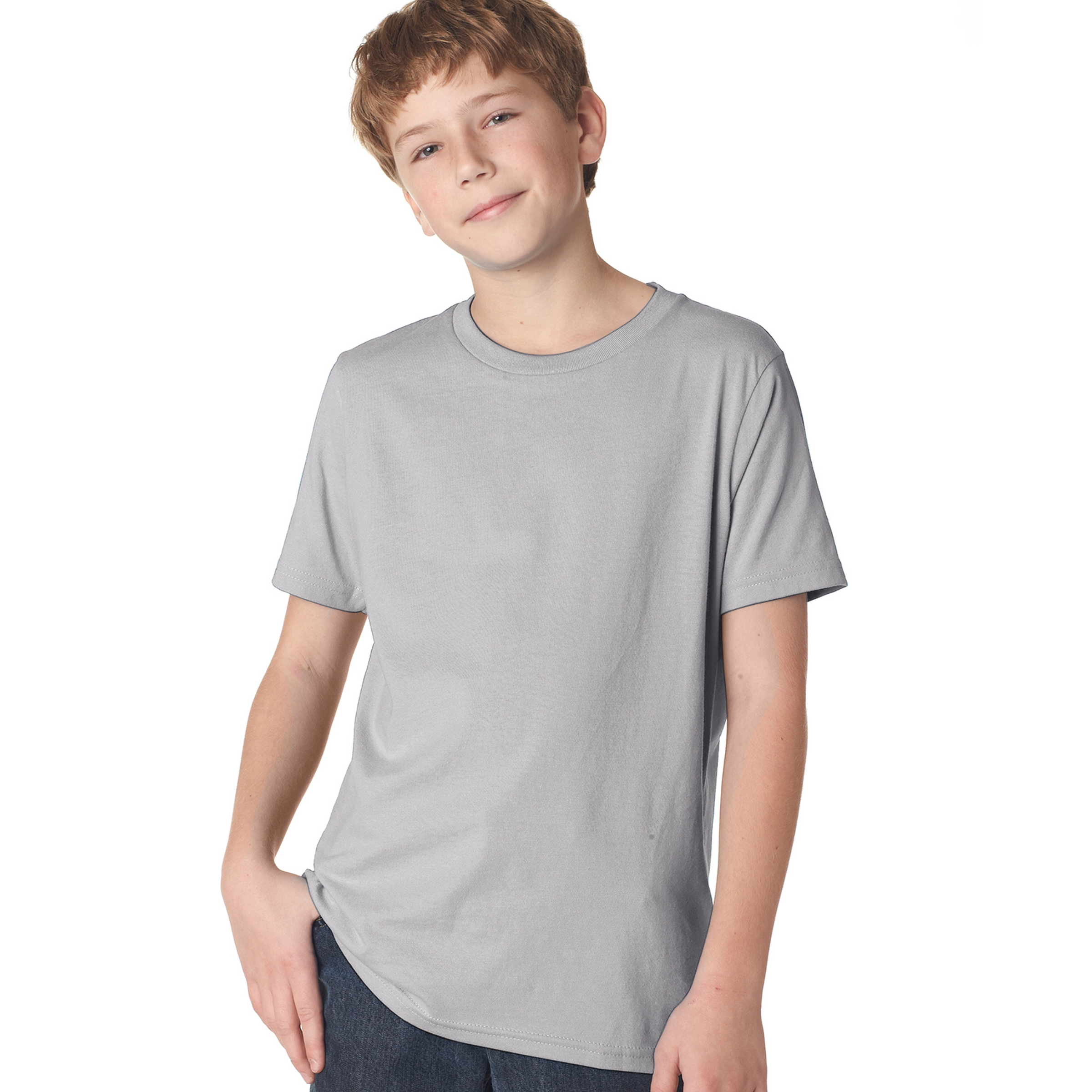 Next Level Youth Boys' Cotton Crew 1