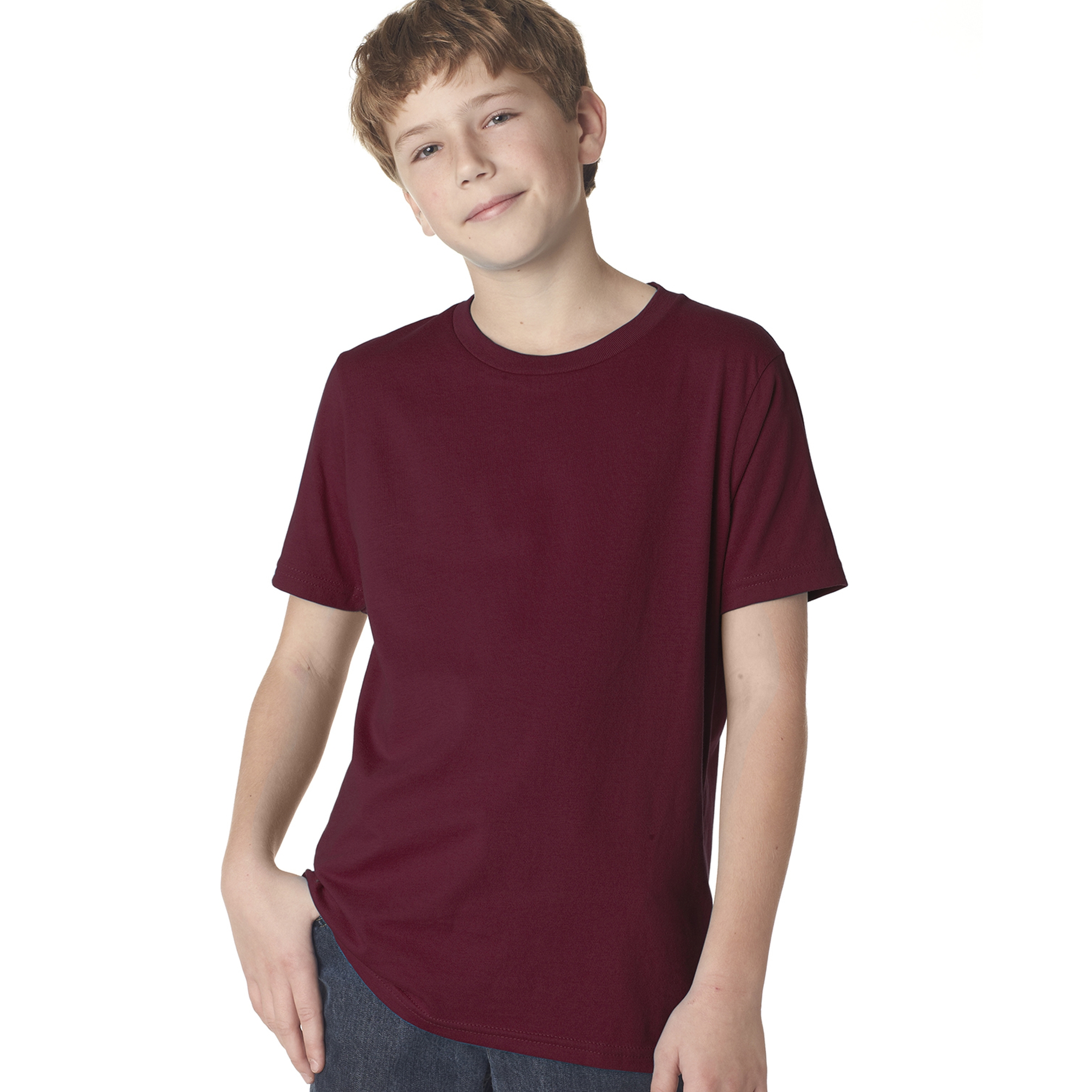 Next Level Youth Boys' Cotton Crew 1