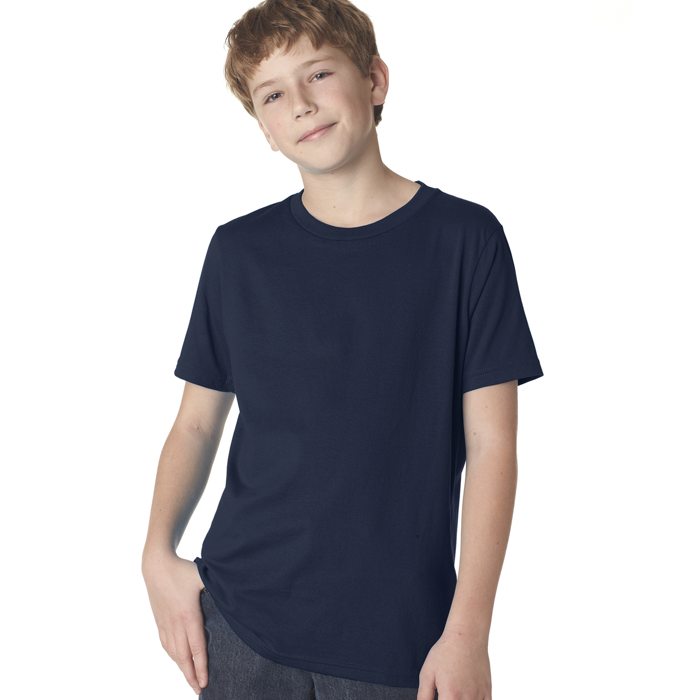 Next Level Youth Boys' Cotton Crew 1