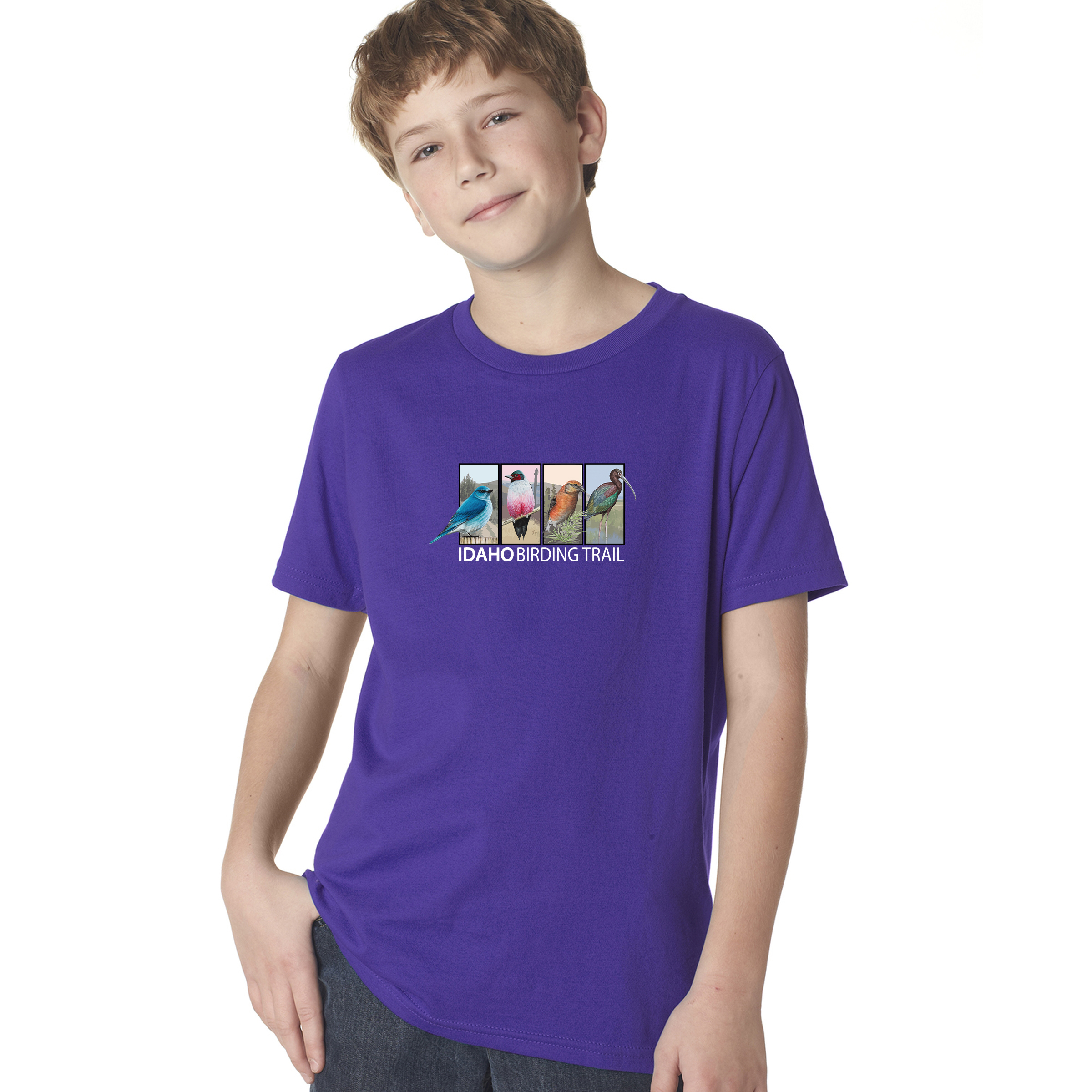 Next Level Youth Boys' Cotton Crew 1