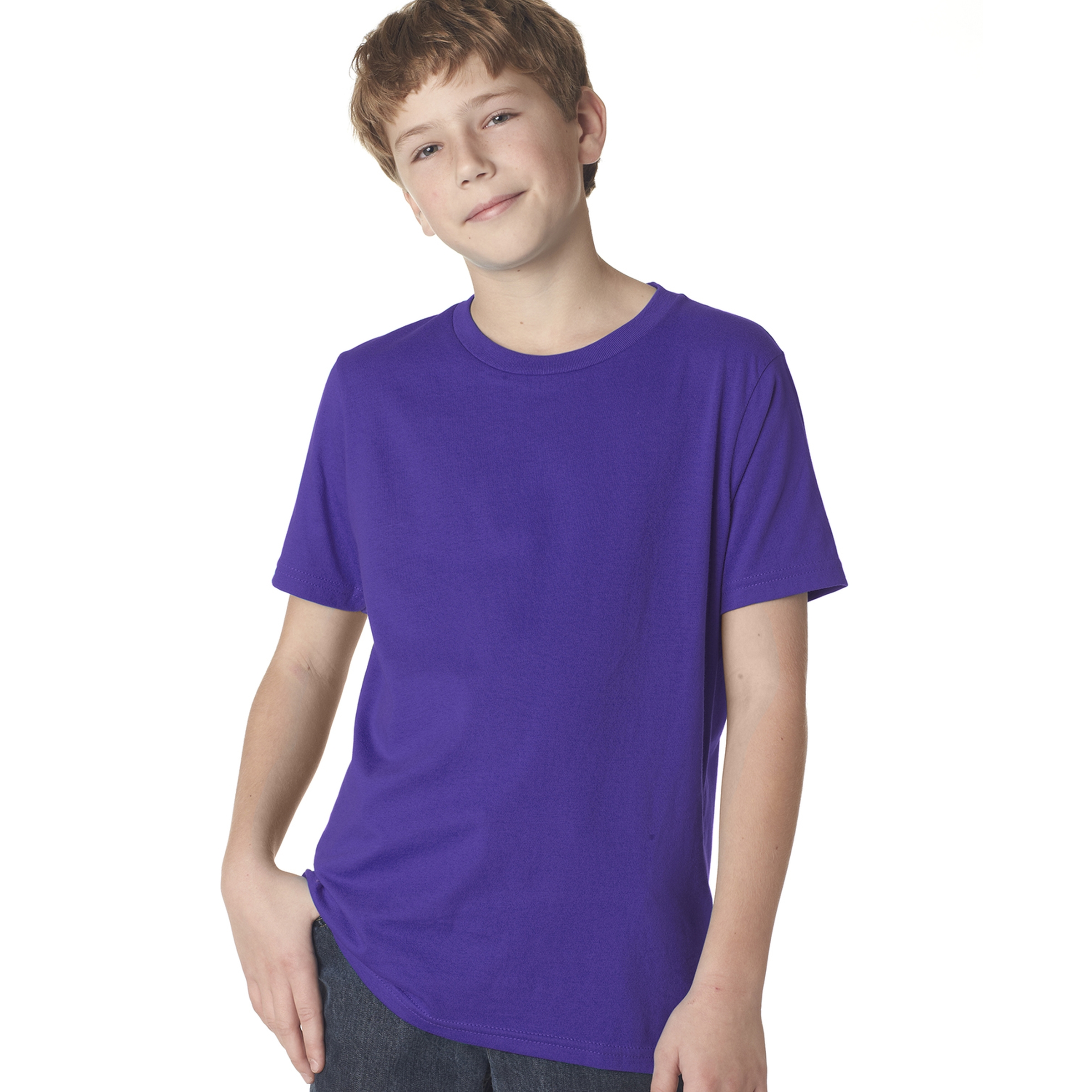 Next Level Youth Boys' Cotton Crew 1