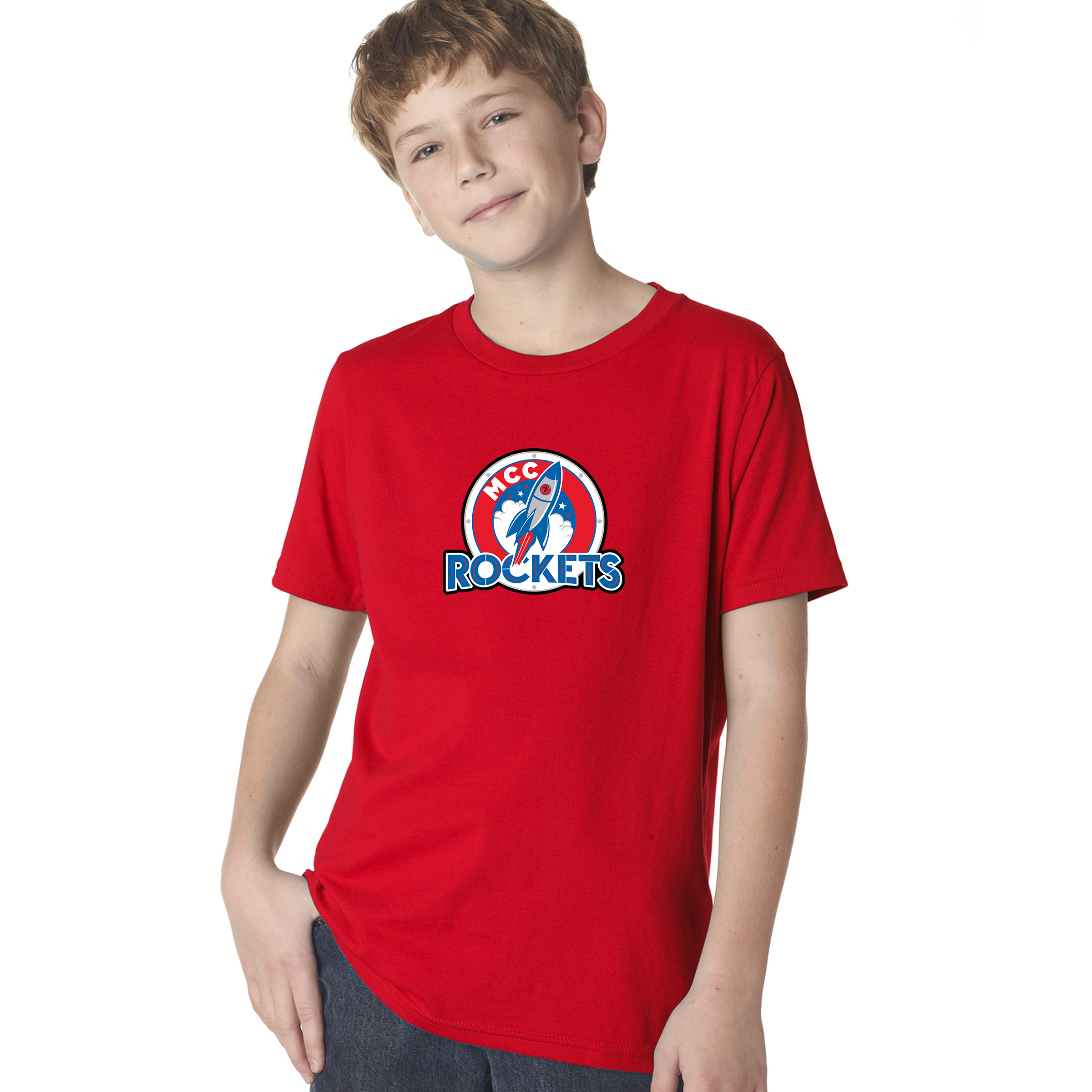 Next Level Youth Boys' Cotton Crew 1
