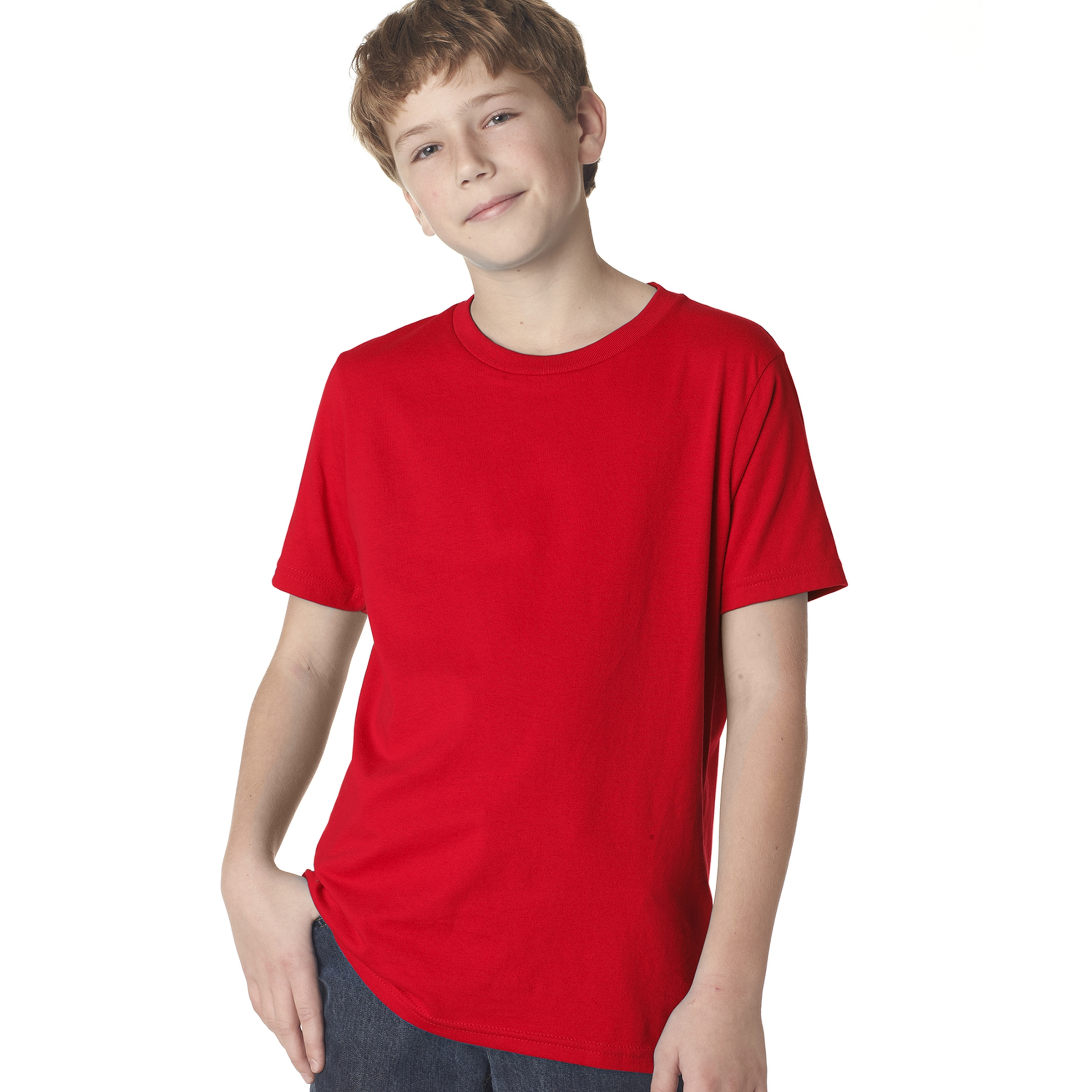 Next Level Youth Boys' Cotton Crew 1