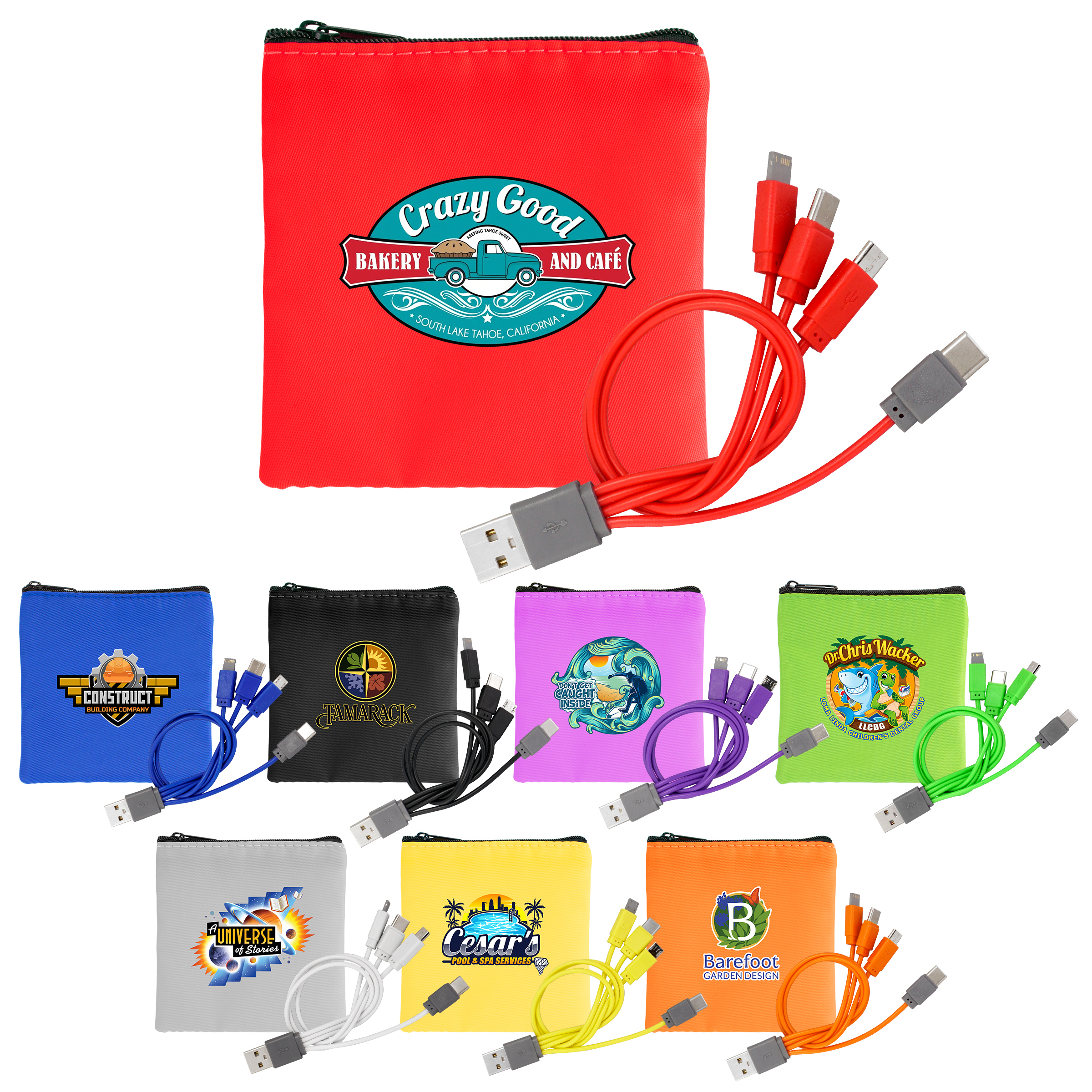 Colorful RPET Cable Pouch 1