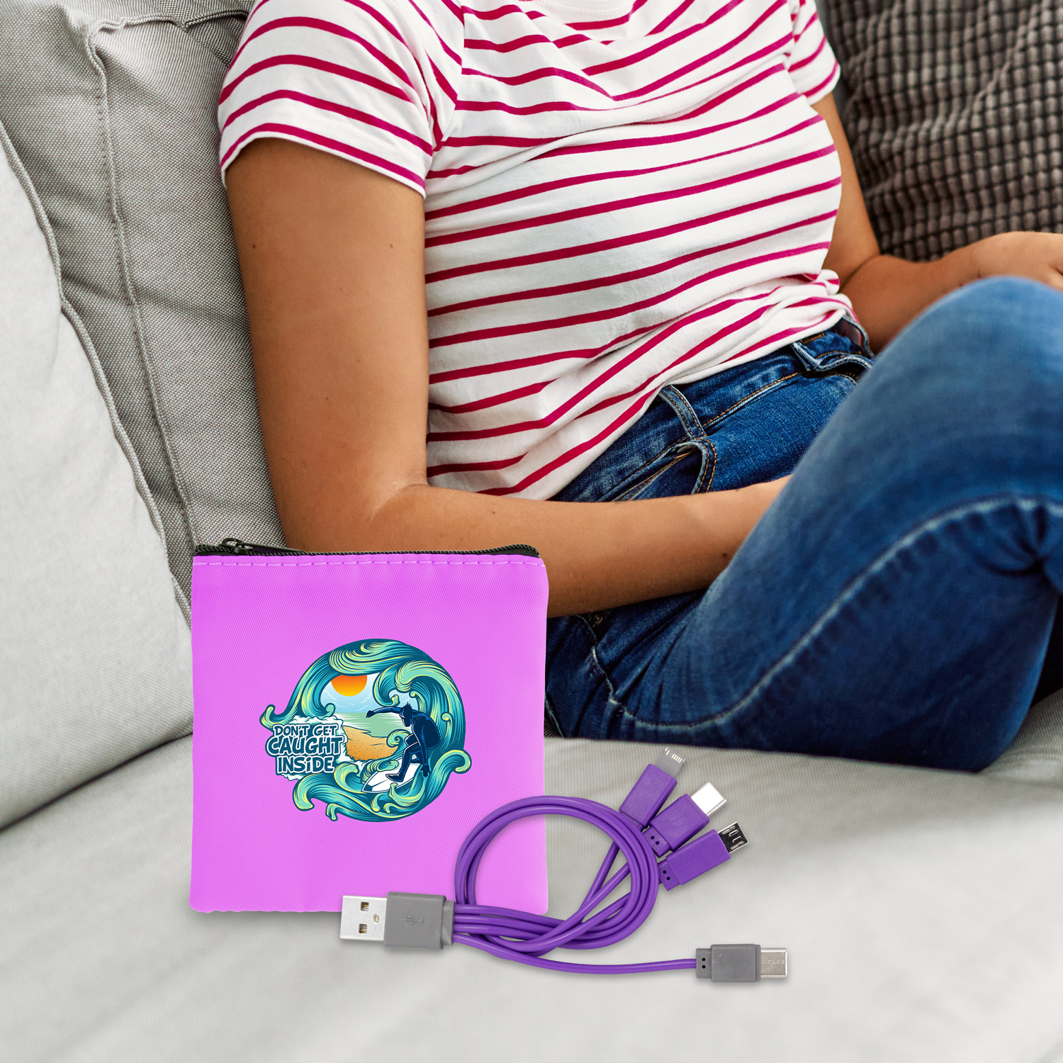 Colorful RPET Cable Pouch 1