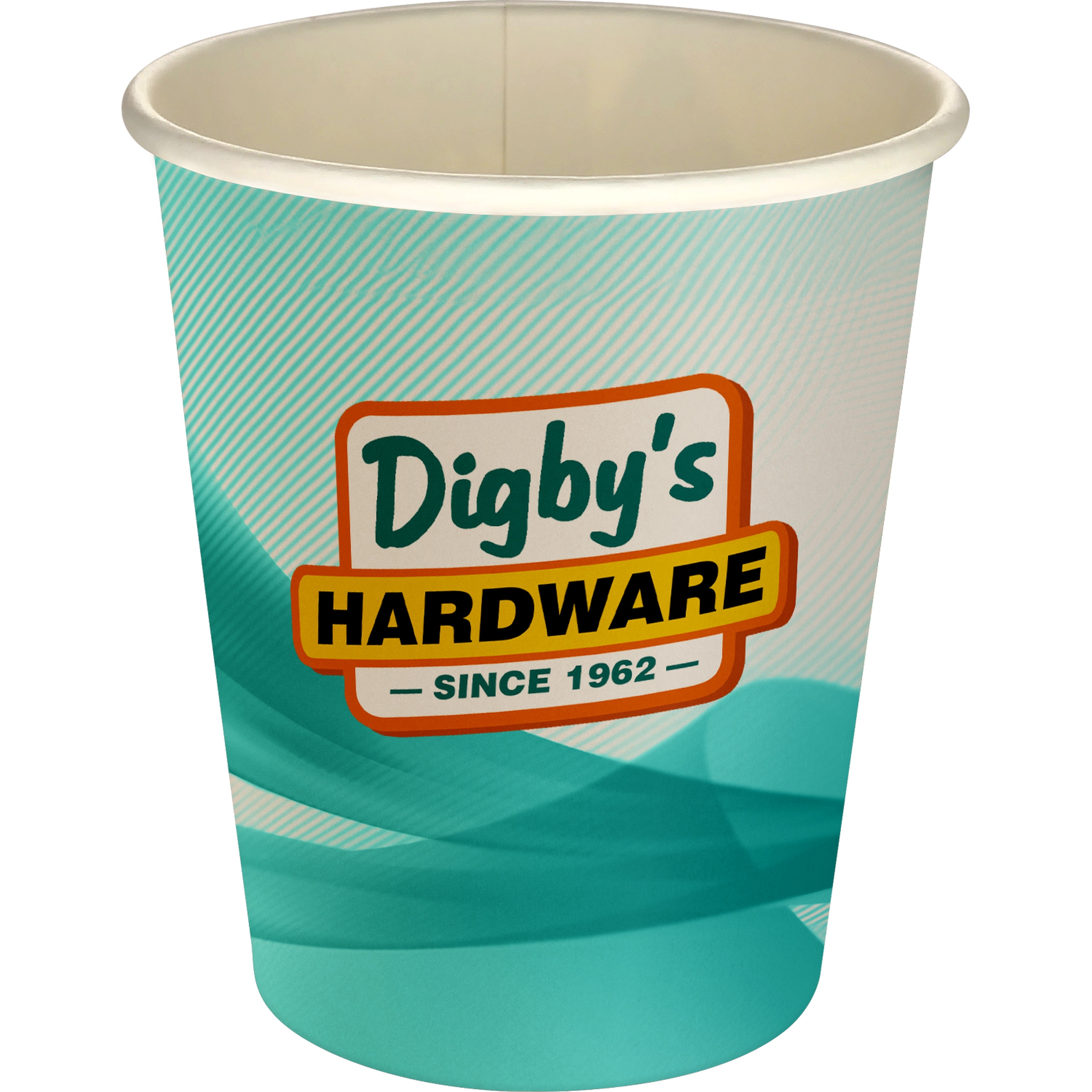 5 oz Full Color Groovy Paper Cup 1