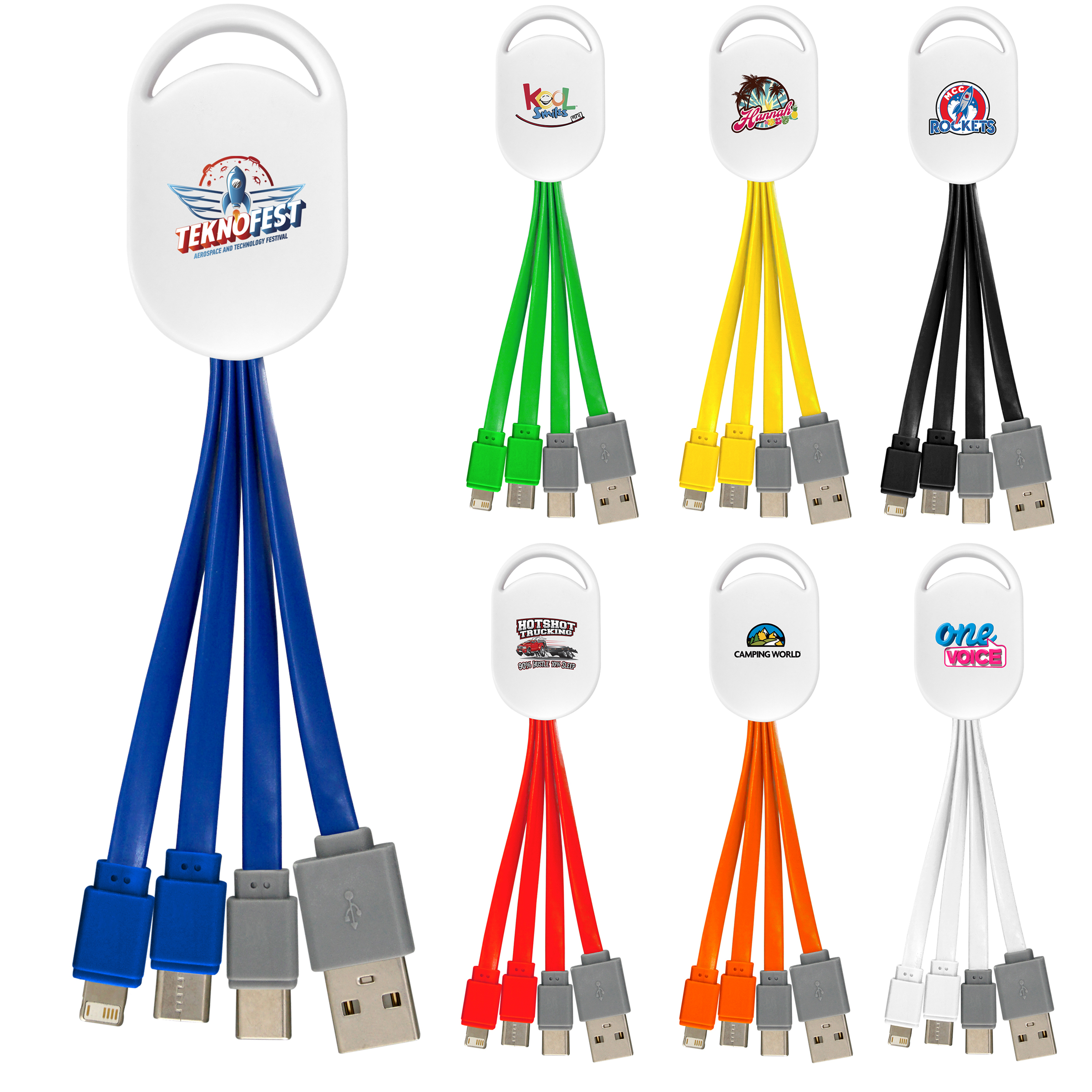 Ellipse 3-in-1 Dual Input Charging Cable 1
