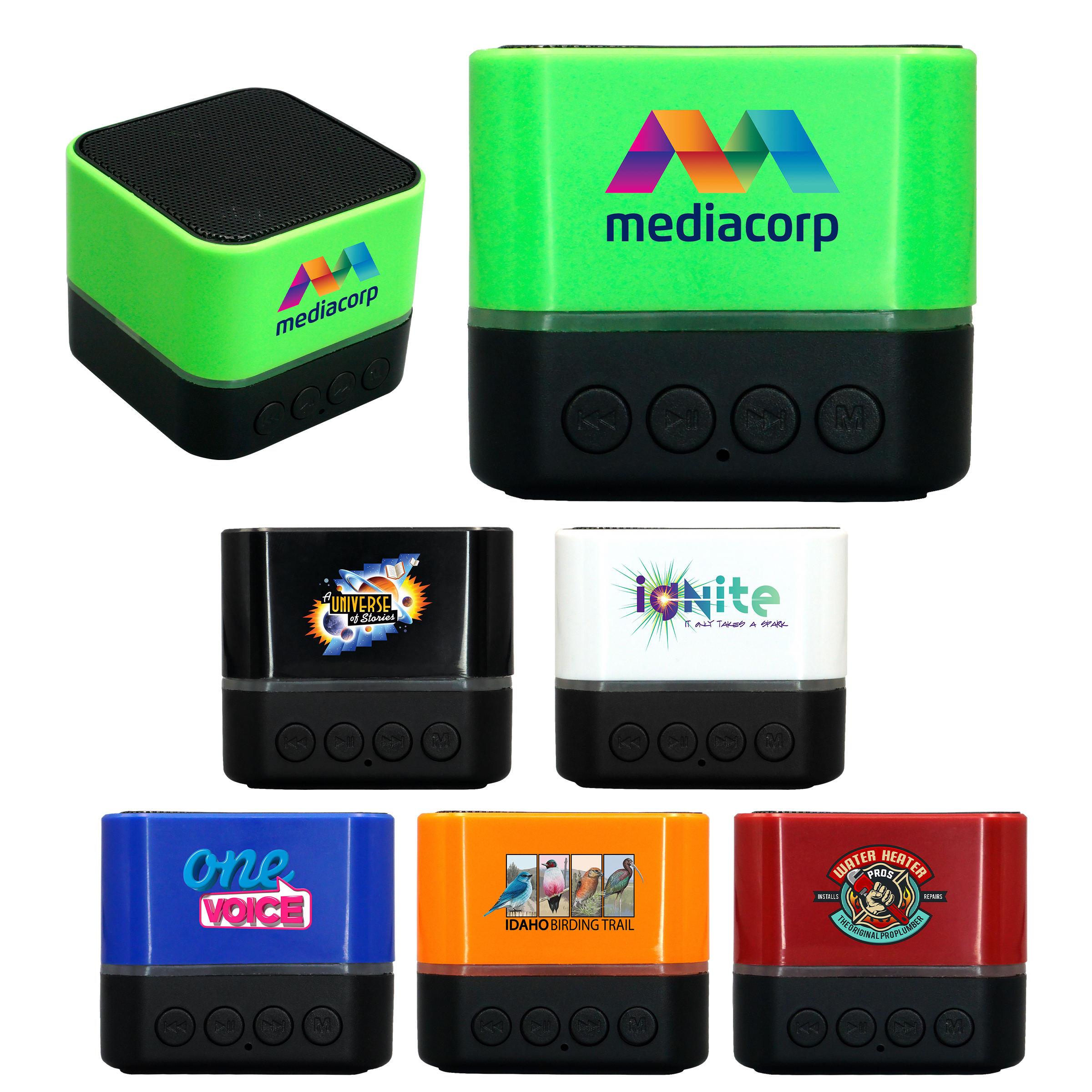 Colorful Square Bluetooth Speaker 1