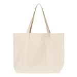 Q-Tees 34.6L Large Canvas Deluxe Tote 2 Q-Tees 34.6L Large Canvas Deluxe Tote 2