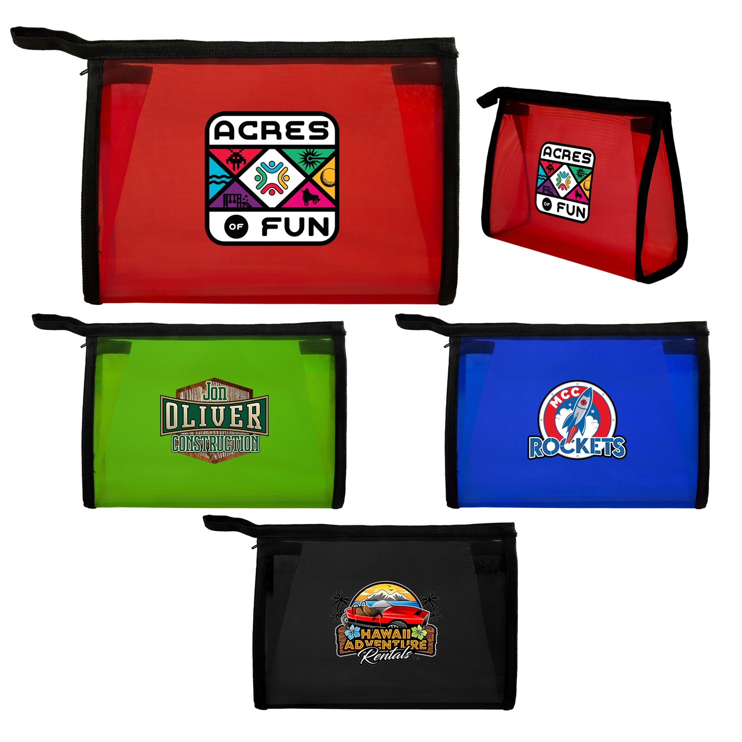 Recycled Mesh Toiletry Bag 1