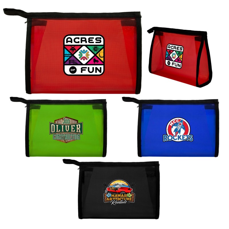 Recycled Mesh Toiletry Bag 1 Recycled Mesh Toiletry Bag 1