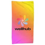 30 x 60 Full Color Gradient Towel - Pink/Yellow 30 x 60 Full Color Gradient Towel - Pink/Yellow