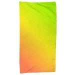 30 x 60 Full Color Gradient Towel - Orange/Green 30 x 60 Full Color Gradient Towel - Orange/Green