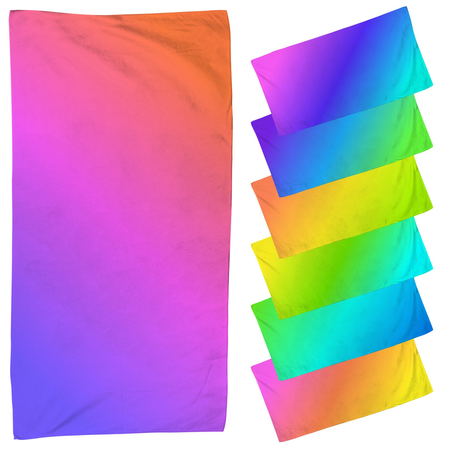 30 x 60 Full Color Gradient Towel 1