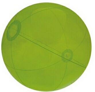 16" Inflatable Translucent Lime Green Beach Ball 1 16" Inflatable Translucent Lime Green Beach Ball 1