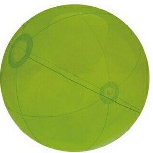 16" Inflatable Translucent Lime Green Beach Ball 1 16" Inflatable Translucent Lime Green Beach Ball 1