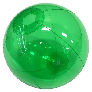 9" Inflatable Translucent Green Beach Ball 1 9" Inflatable Translucent Green Beach Ball 1