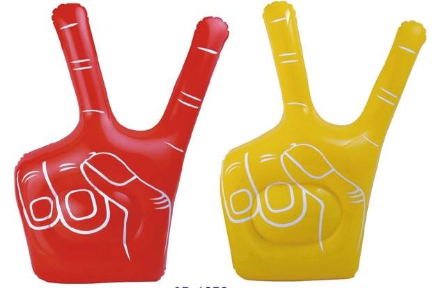 19" Inflatable Victory Hand 1 19" Inflatable Victory Hand 1
