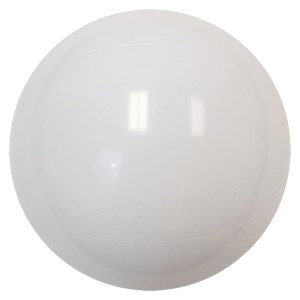 16" Inflatable Solid White Beach Ball 1 16" Inflatable Solid White Beach Ball 1