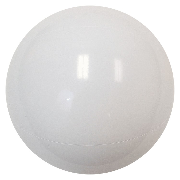 16" Inflatable Solid White Beach Ball 1 16" Inflatable Solid White Beach Ball 1