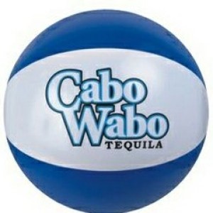 9" Alternating Blue and White Inflatable Beach Ball 1 9" Alternating Blue and White Inflatable Beach Ball 1