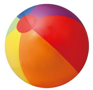 16" Inflatable Solid Rainbow Beach Ball 1 16" Inflatable Solid Rainbow Beach Ball 1
