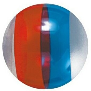 16" Inflatable Saturn-Like Beach Ball 1 16" Inflatable Saturn-Like Beach Ball 1