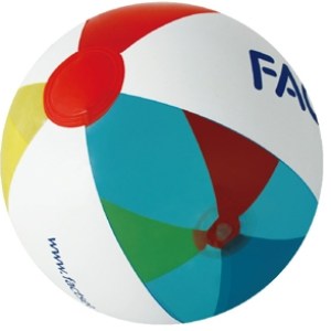 Inflatable Translucent Yellow/Red/Blue/White Beach Ball (16") 1 Inflatable Translucent Yellow/Red/Blue/White Beach Ball (16") 1