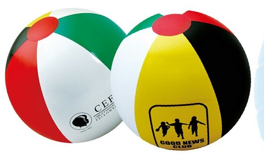 16" Inflatable Red/Green/Yellow/Black/White Beach Ball 1 16" Inflatable Red/Green/Yellow/Black/White Beach Ball 1