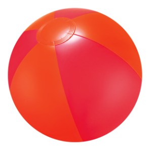 16" Inflatable Tone on Tone Red Beach Ball 1 16" Inflatable Tone on Tone Red Beach Ball 1