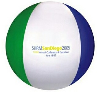 Inflatable Blue/Green/White Beach Ball (16") 1 Inflatable Blue/Green/White Beach Ball (16") 1