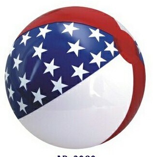 12" Inflatable Patriotic Star Beach Ball 1 12" Inflatable Patriotic Star Beach Ball 1