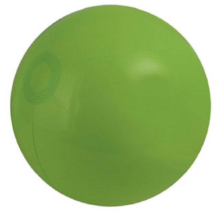 16" Inflatable Solid Lime Green Beach Ball 1 16" Inflatable Solid Lime Green Beach Ball 1