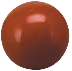 16" Inflatable Solid Brown Beach Ball 1 16" Inflatable Solid Brown Beach Ball 1