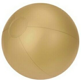 16" Inflatable Solid Gold Beach Ball 1 16" Inflatable Solid Gold Beach Ball 1