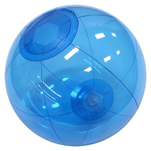 6" Inflatable Translucent Blue Beach Ball 1 6" Inflatable Translucent Blue Beach Ball 1