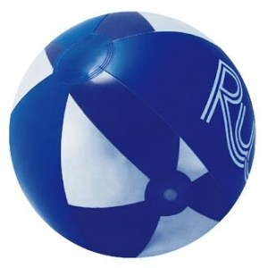 16" Inflatable Blue/Clear Beach Ball 1 16" Inflatable Blue/Clear Beach Ball 1