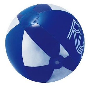 16" Inflatable Blue/Clear Beach Ball 1 16" Inflatable Blue/Clear Beach Ball 1