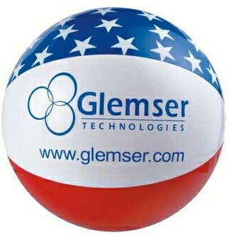 16" Inflatable Patriotic Star Beach Ball 1 16" Inflatable Patriotic Star Beach Ball 1