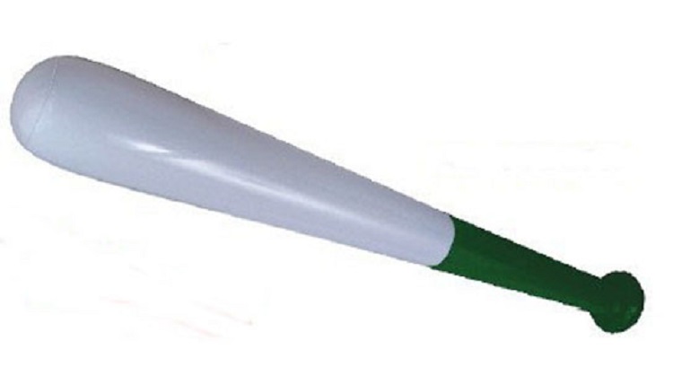 28" Inflatable Baseball Bat (White/Forest Green) 1 28" Inflatable Baseball Bat (White/Forest Green) 1
