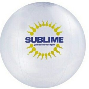 16" Inflatable Clear Beach Ball 1 16" Inflatable Clear Beach Ball 1