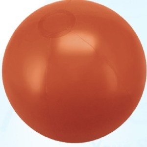 16" Inflatable Solid Burnt Red Beach Ball 1 16" Inflatable Solid Burnt Red Beach Ball 1