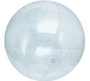 12" Inflatable Clear Beach Ball 1 12" Inflatable Clear Beach Ball 1