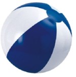 6" Alternating Blue and White Inflatable Beach Ball 1 6" Alternating Blue and White Inflatable Beach Ball 1